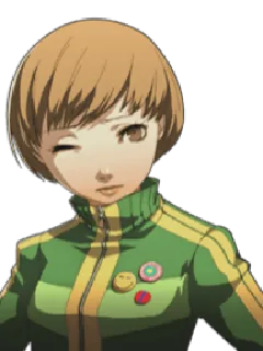 Silver critical pose from Chie Satonaka over Silver