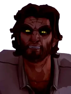 Silver gloat pose from The Wolf Among Us (TWAU) Bigby - Silver