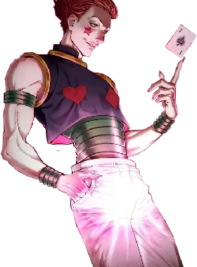 Wraith gloat pose from Hisoka