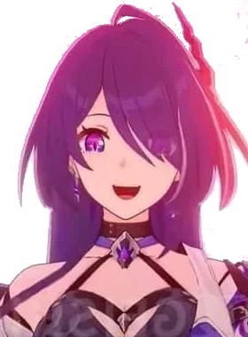 Yamato gloat pose from Honkai Star Rail Acheron over Yamato