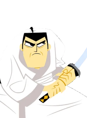 Yamato gloat pose from samurai jack yamato