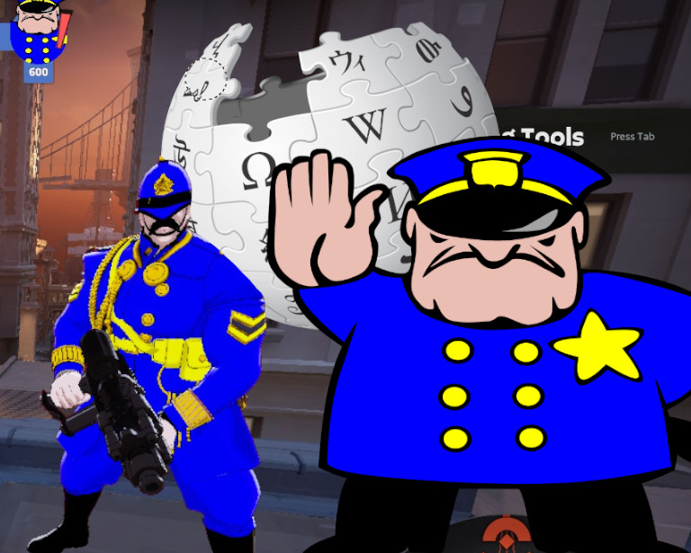 Wikipedia Clipart Cop over Warden image 2