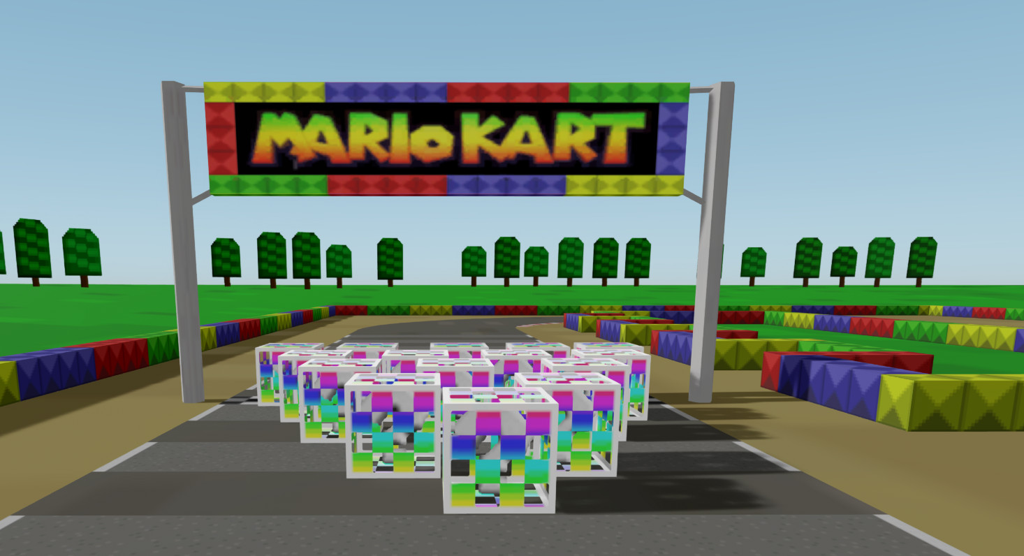 Mario-Kart Item boxes image 2