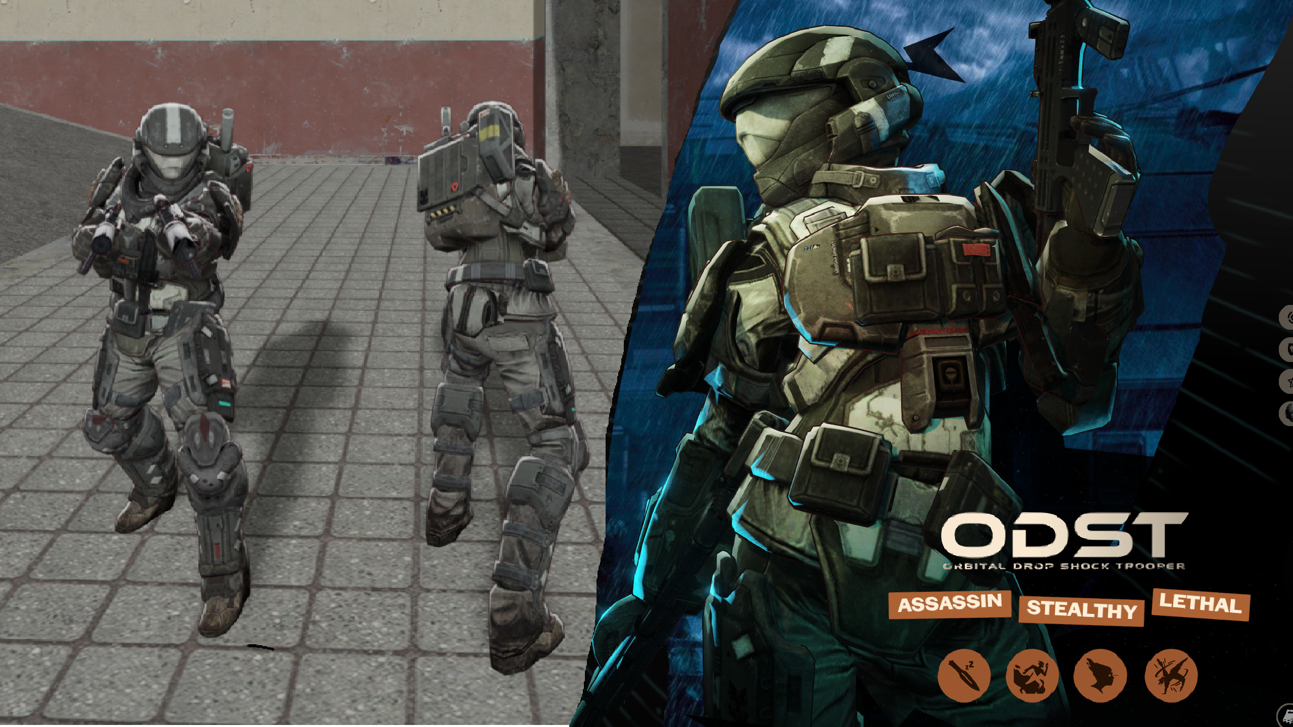 ODST Orbital Drop Shock Troopers (halo model swap) image 2