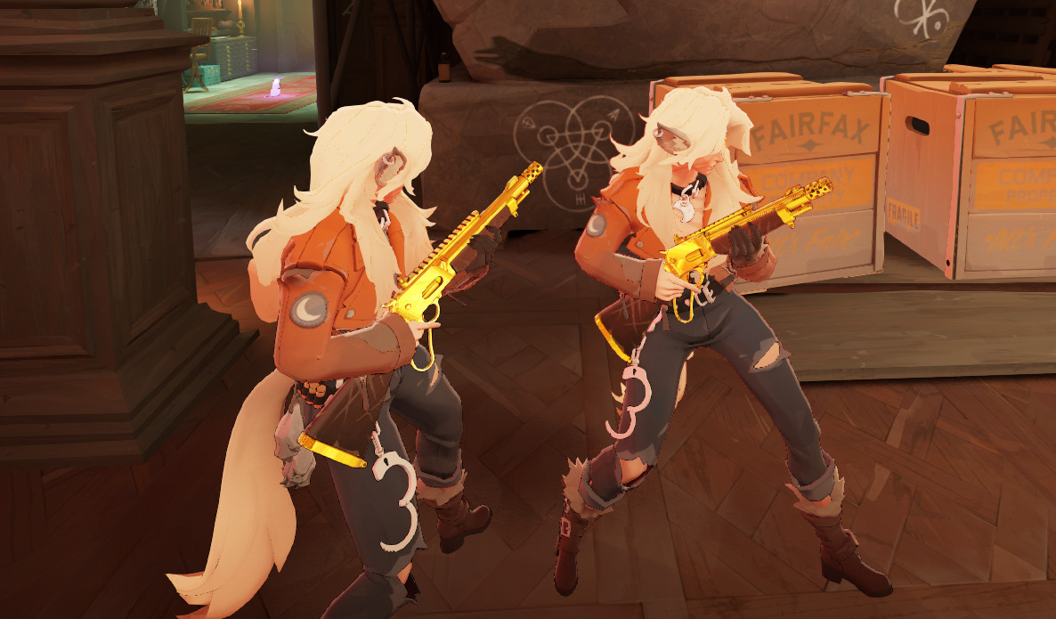 Australium "Hair of the Dog" (Gold Silver Gun) image 4