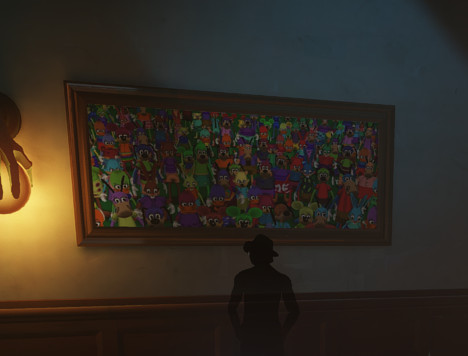 Toontown Artworks in Hideout