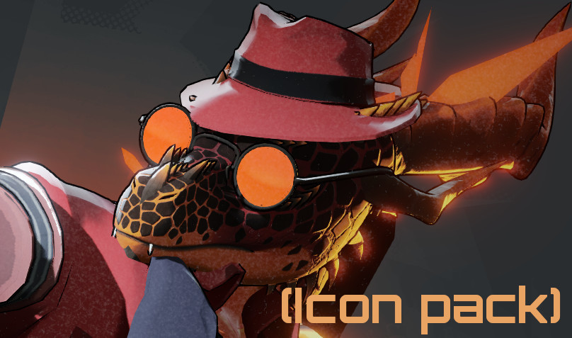 Red dragon infernus icon pack