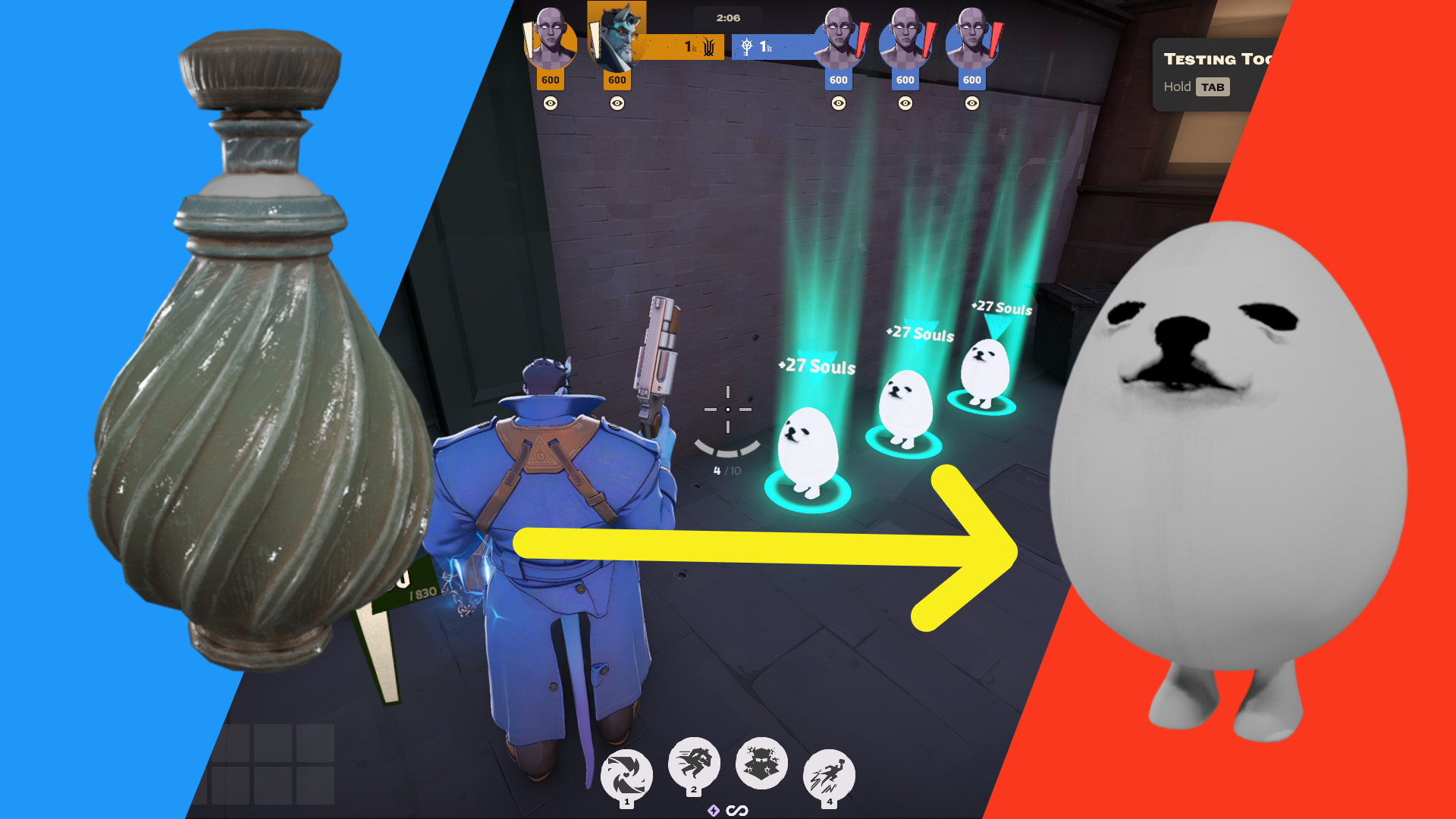 Eggdog over Powerup Idol image 2