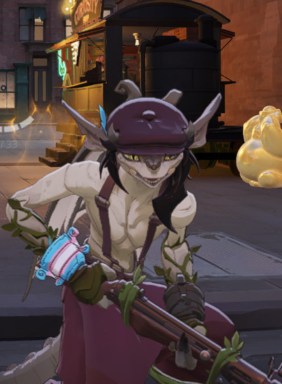 Trans Flag on Ivy's Right Shackle and Leaf!! image 3
