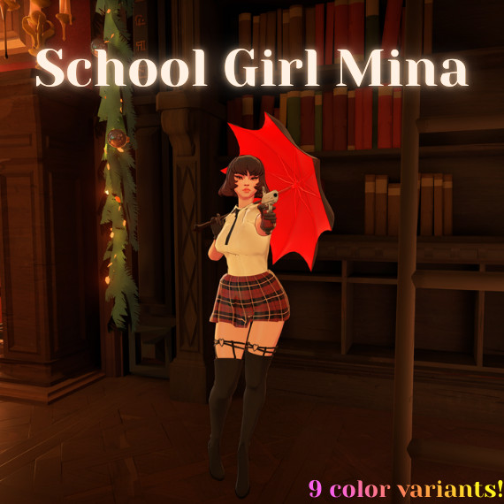 School Girl Mina (WORKS WITH NEW UPDATE) image 2