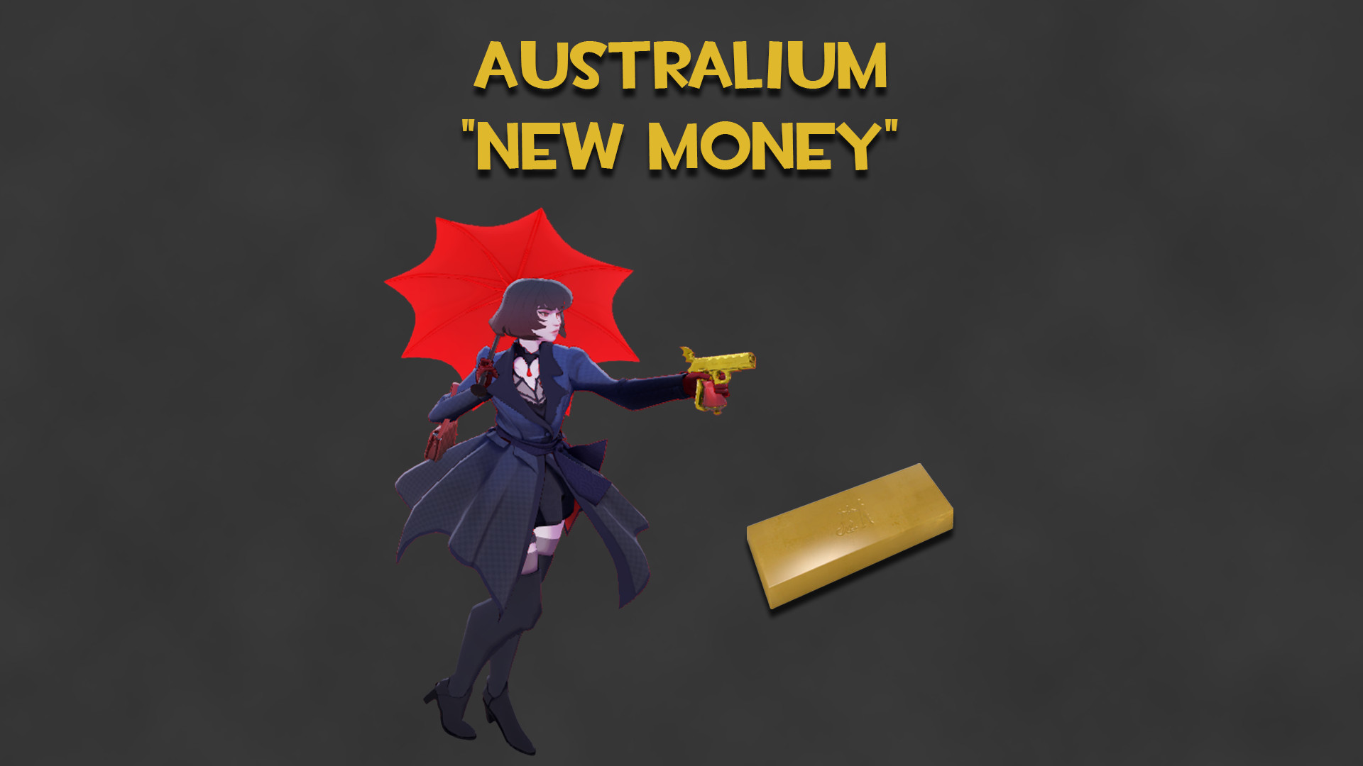 Australium "New Money" (Gold Mina Gun) image 2