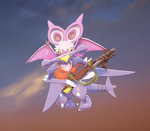 Garchomp & Noibat over Ivy image 6