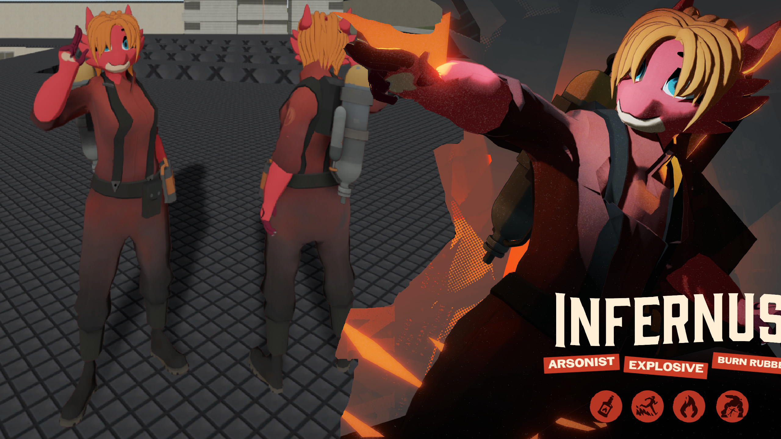 The Konfidant Pyro Infernus model swap image 2