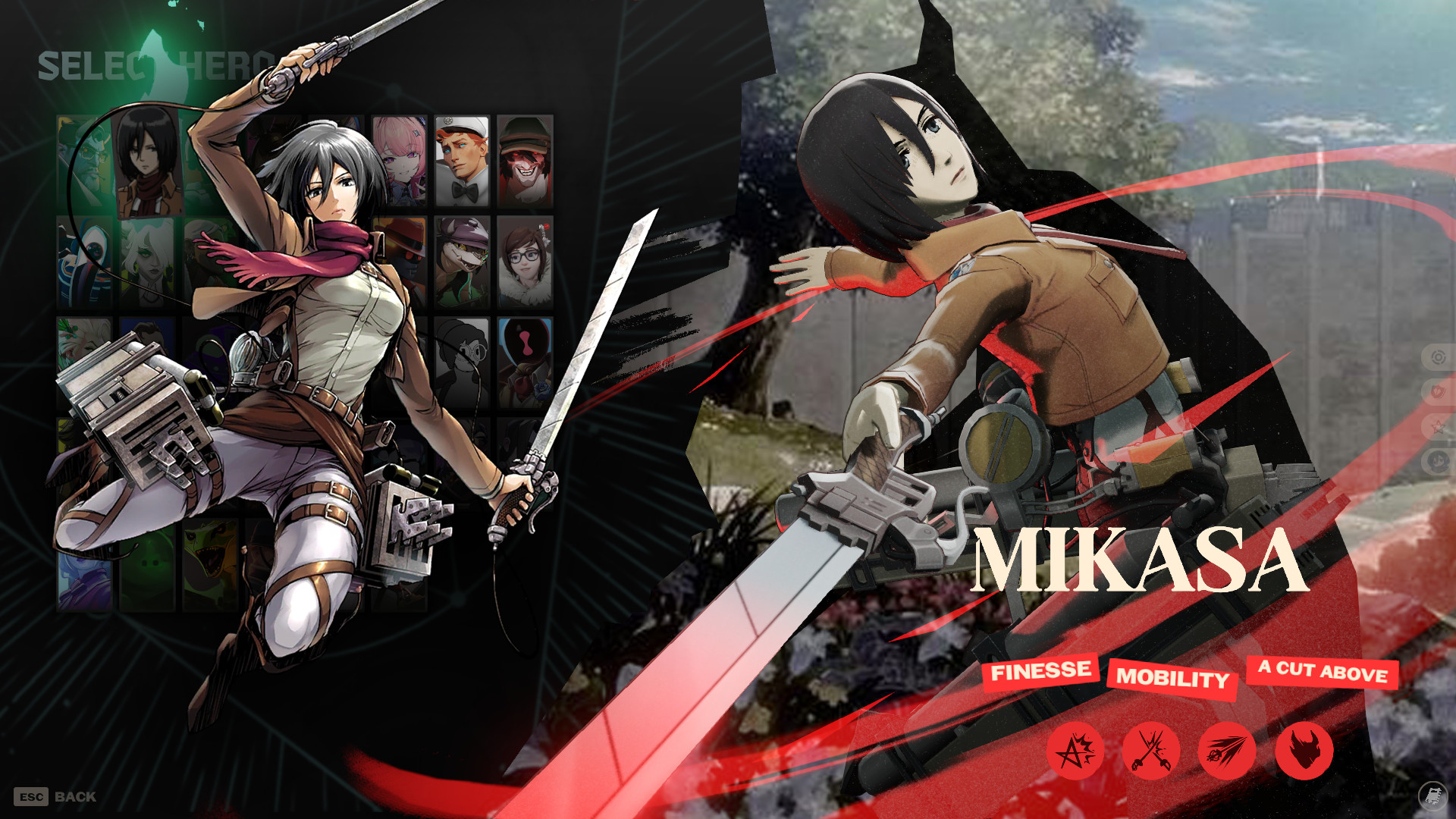 Mikasa as Apollo (Attack on Titan)