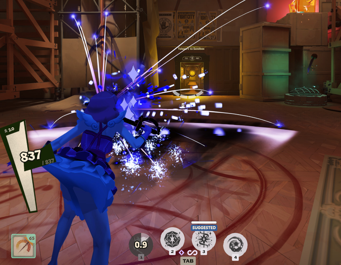 Black and Blue Celeste Particles image 4