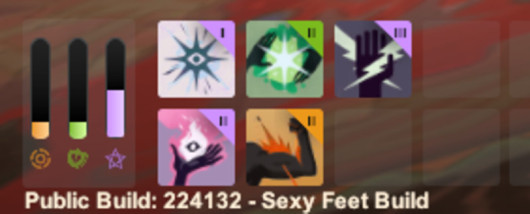 Show Your Selected Build ID / Name On HUD