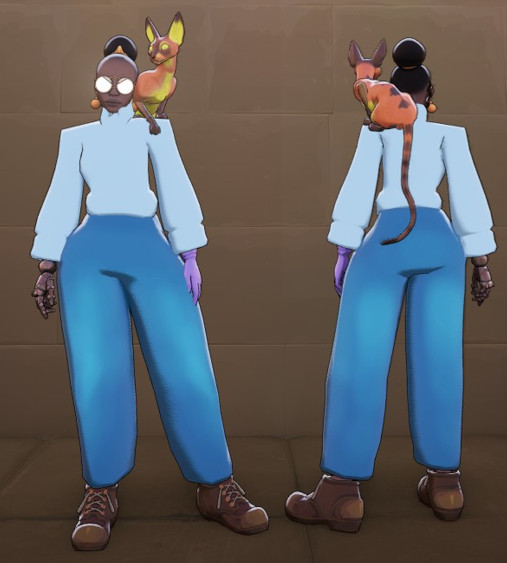 Calico in Jon Arbuckles fit + Ava Garfield recolor image 3
