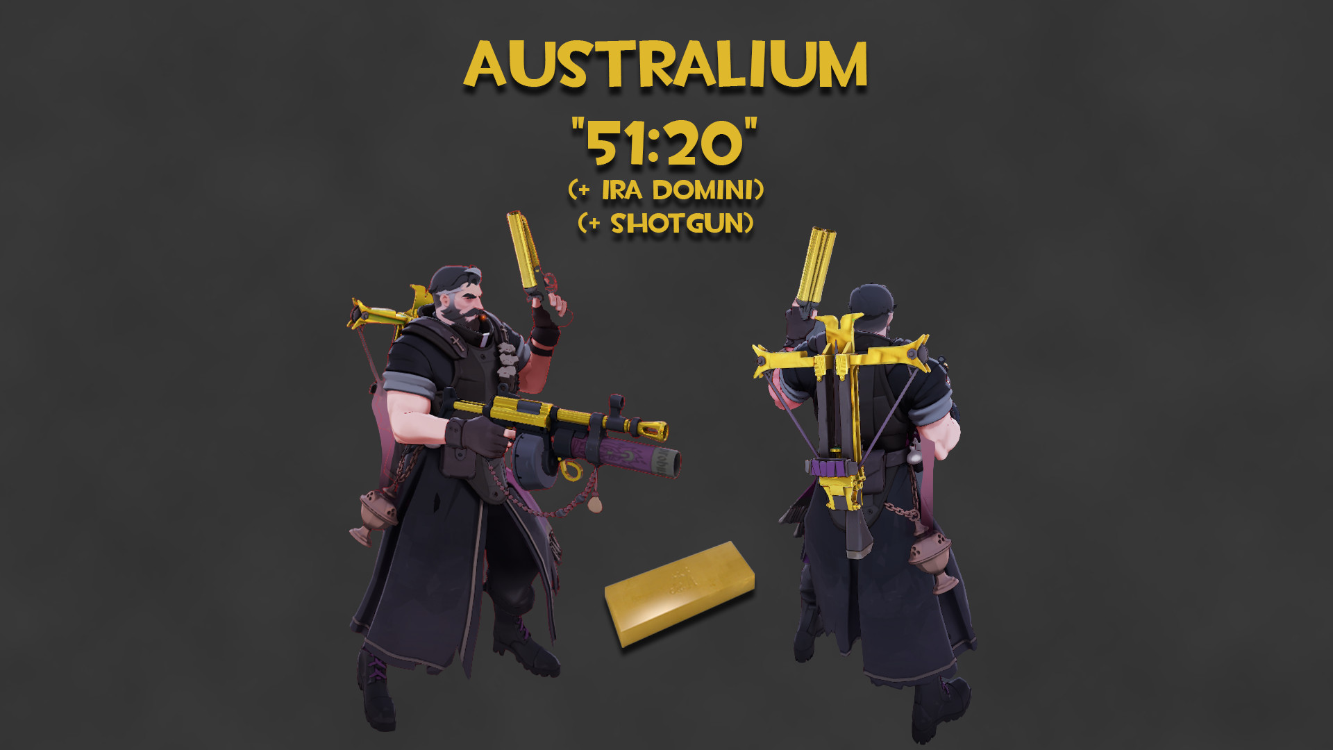 Australium "51:20" (Gold Venator Gun(s)) image 2