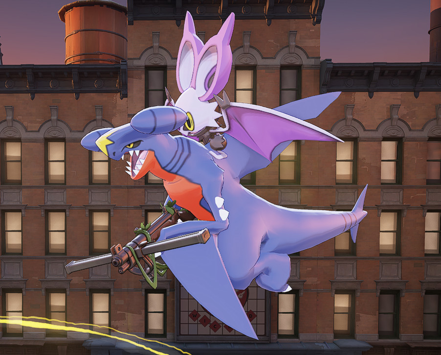 Garchomp & Noibat over Ivy image 4