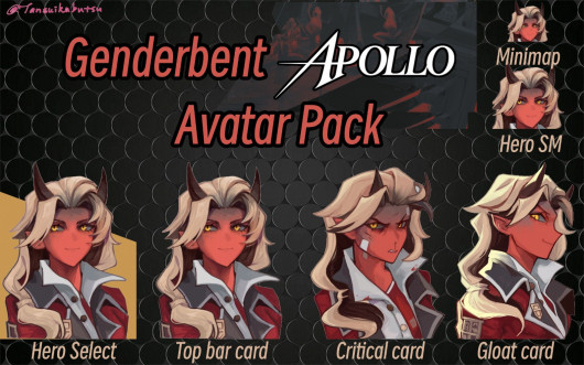 Genderbent Apollo Avatar Pack