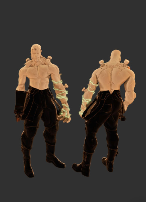 white victor w/black pants image 3