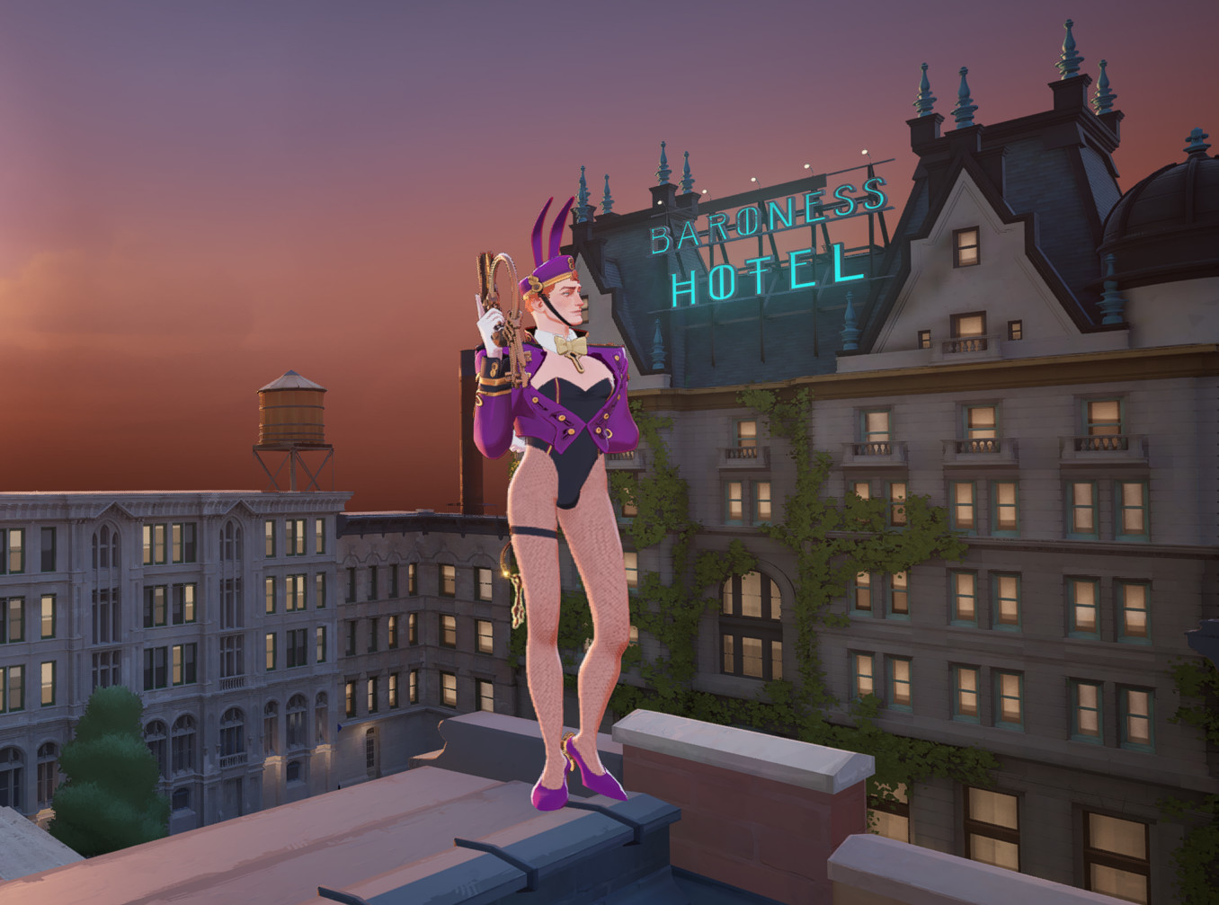 Purple Doorman (Bunny Suit Compatible) image 6
