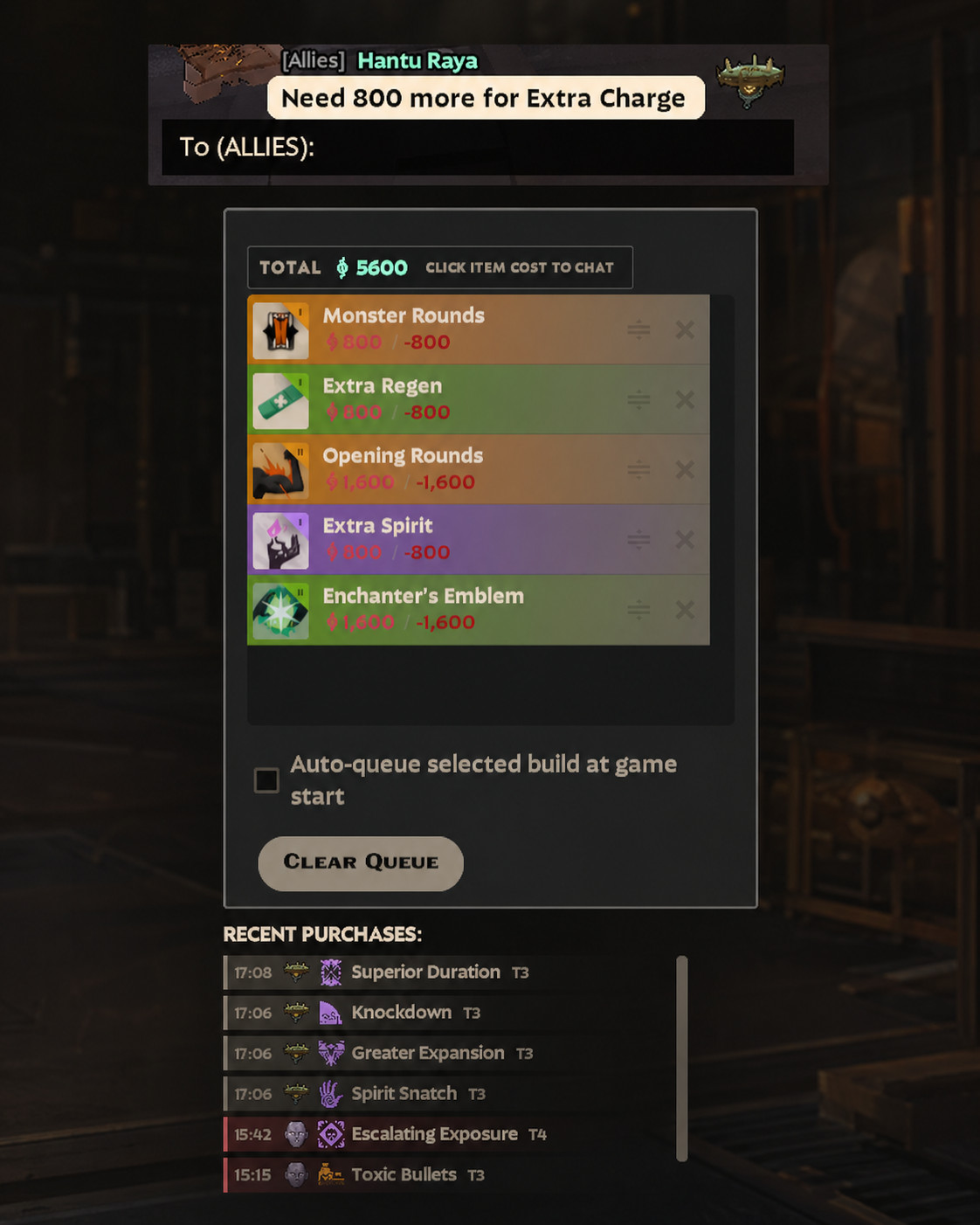 Overhaul Recent Purchases Revived [Rework]