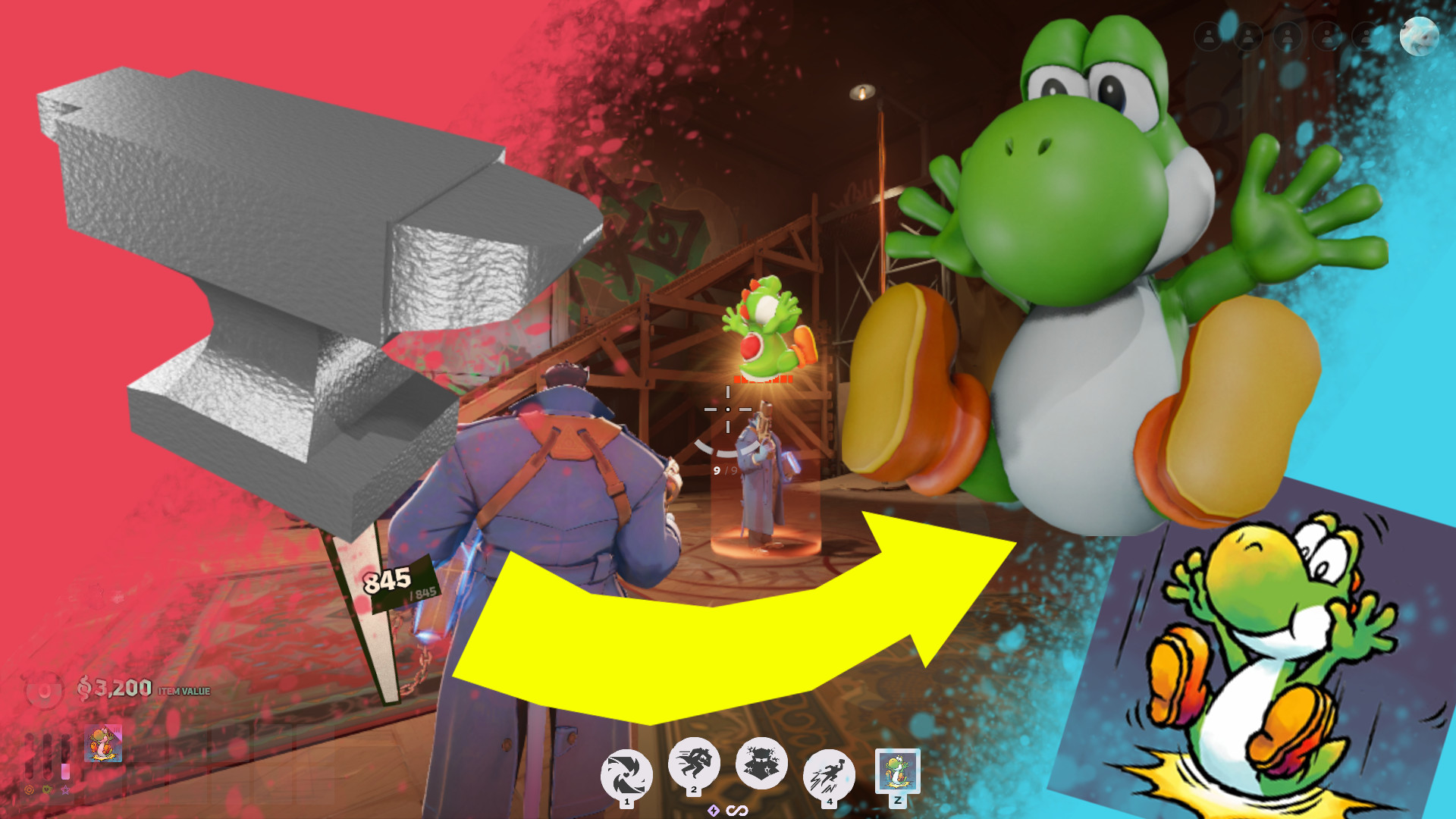 Yoshi Ground Pound Knockdown image 2