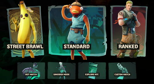 fortnite play screen