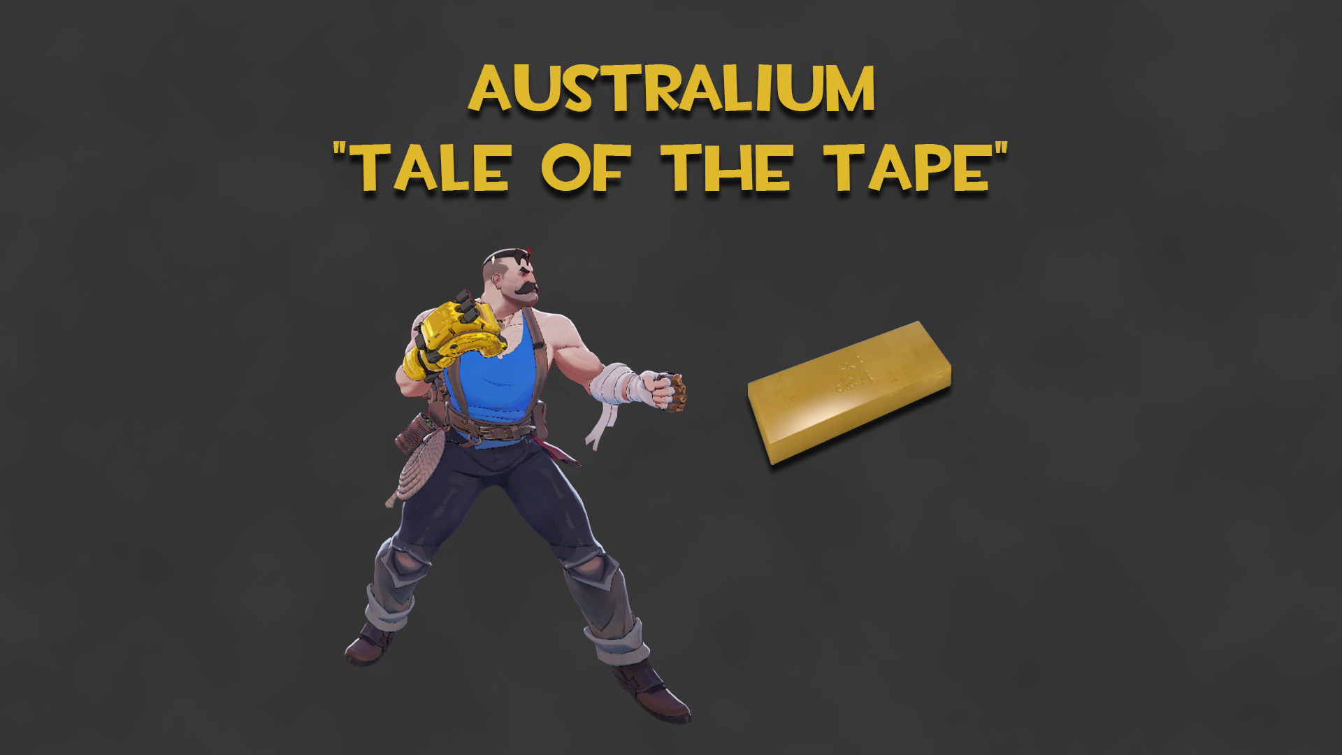 Australium "Tale of The Tape" (Gold Lash Fist) image 2