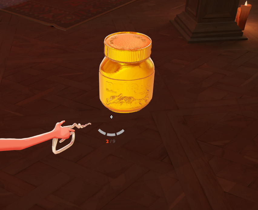 Golden Nuttella Jar Golden Statue image 2