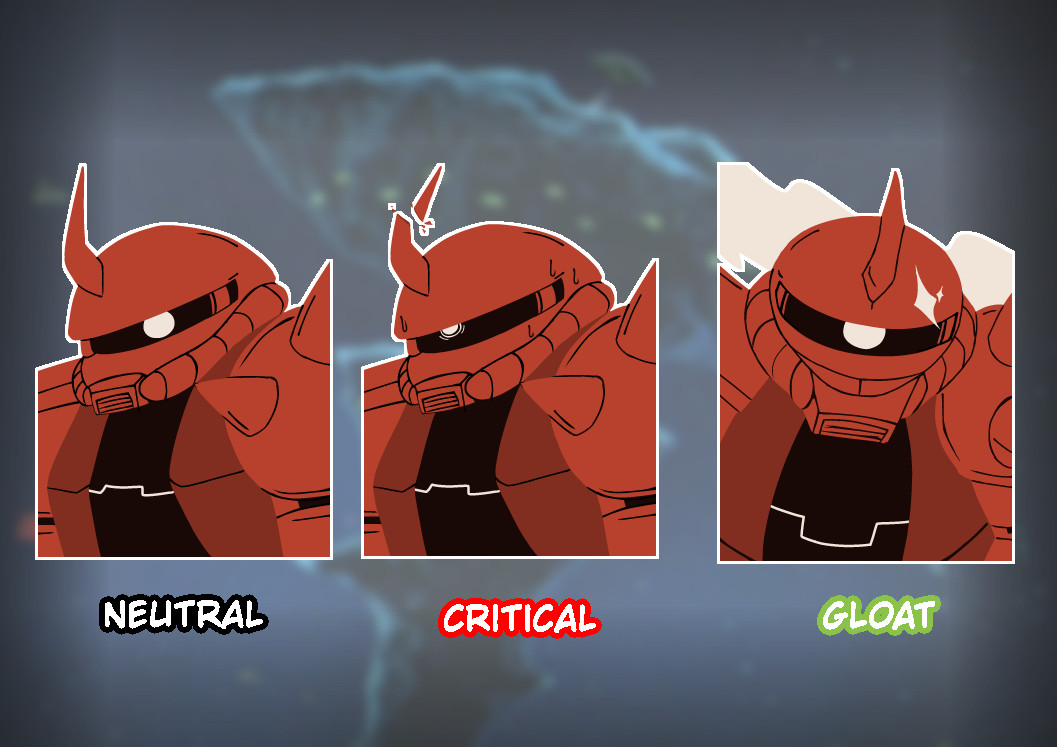 Toasted styled Char's Zaku II Icons! image 3