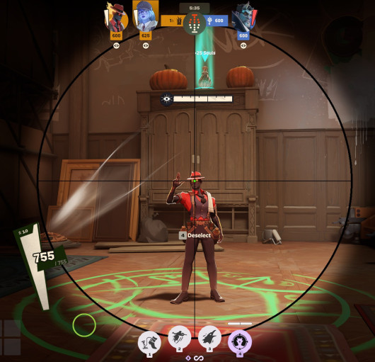 Vindicta Green Dot Scope (Clear Scope)