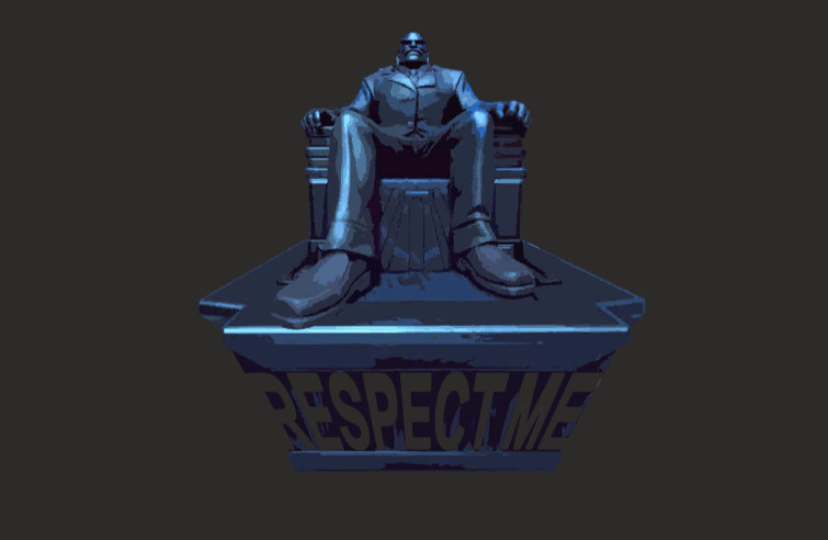 "Respect me" OW spray, poster replacement