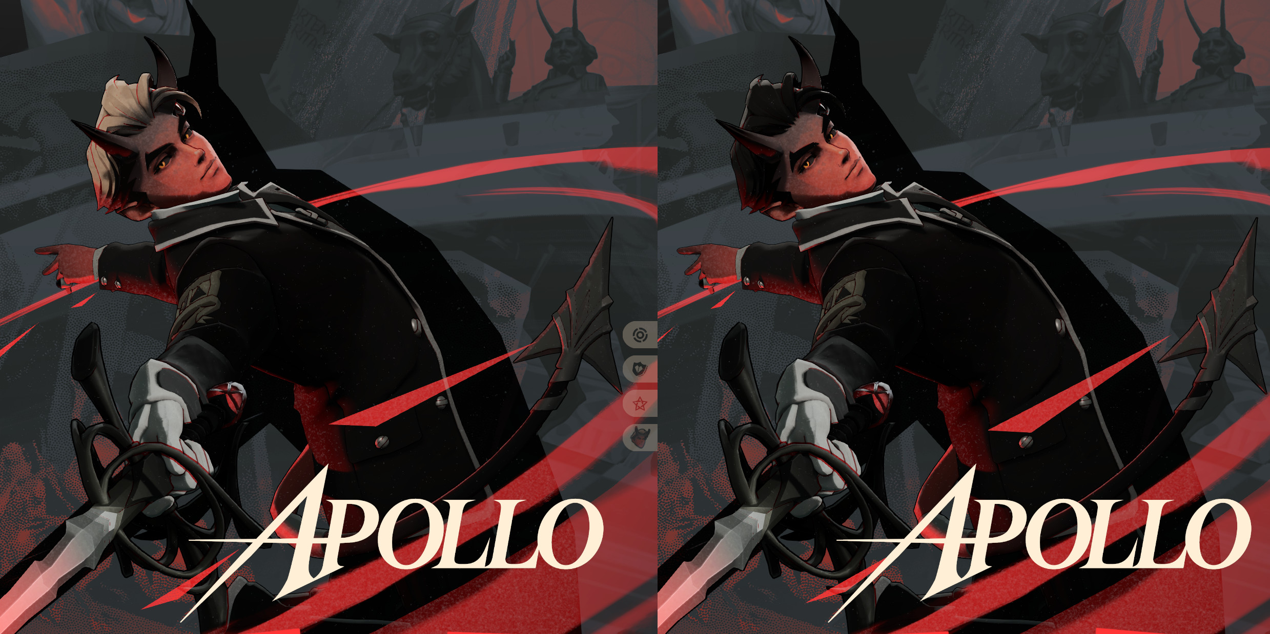Silver & Black Apollo (+ Black Hair Ver) image 2