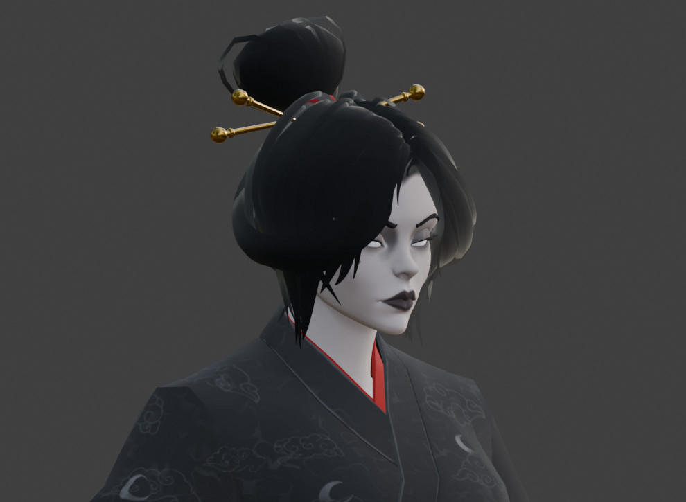 Geisha Geist [Commission] image 3