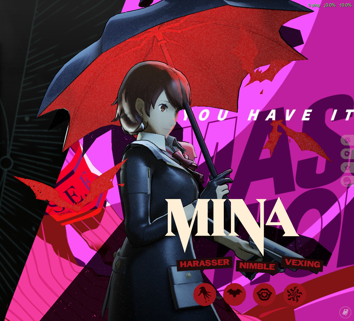 Yukari Takeba(Persona 3 Reload) as Mina
