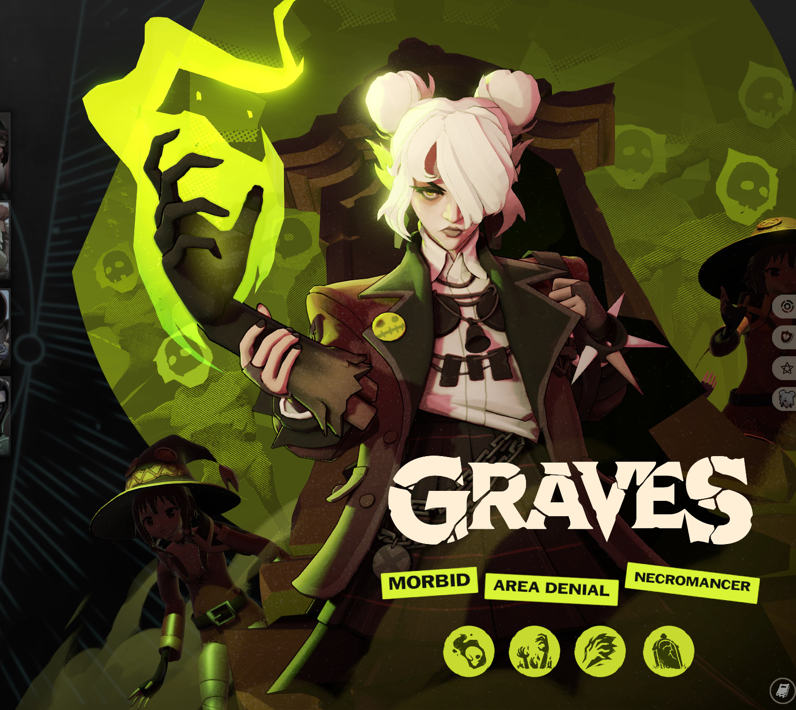 Megumin over Grave's Zombies image 2