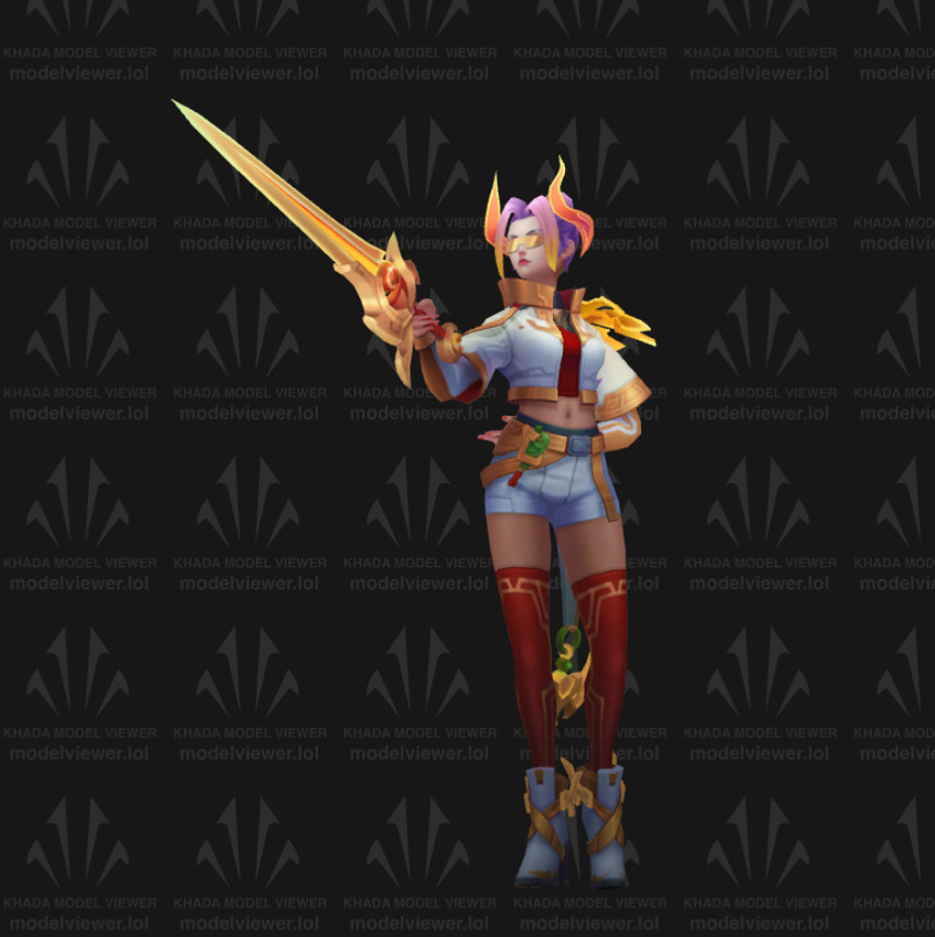 Prestige Lunar Beast Fiora (LoL) as Apollo