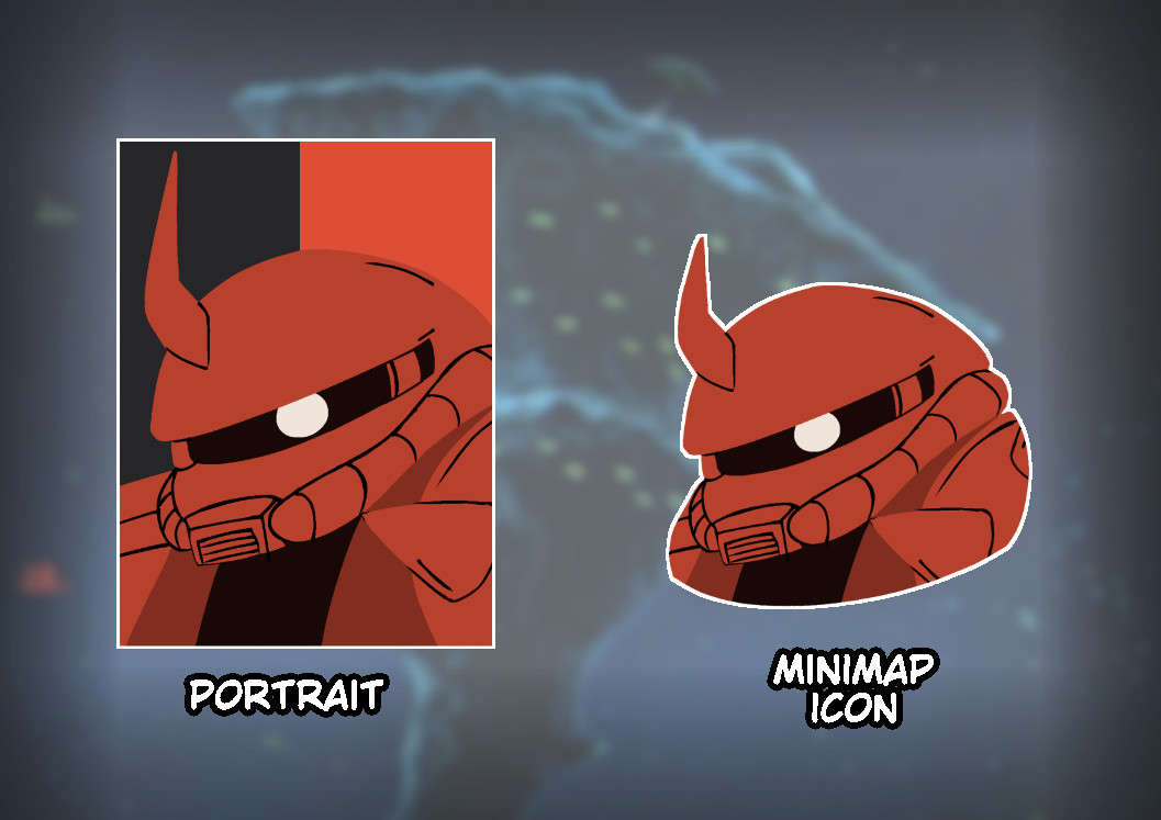 Toasted styled Char's Zaku II Icons! image 4