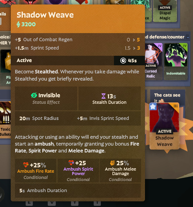 Evil Larry shadow weave