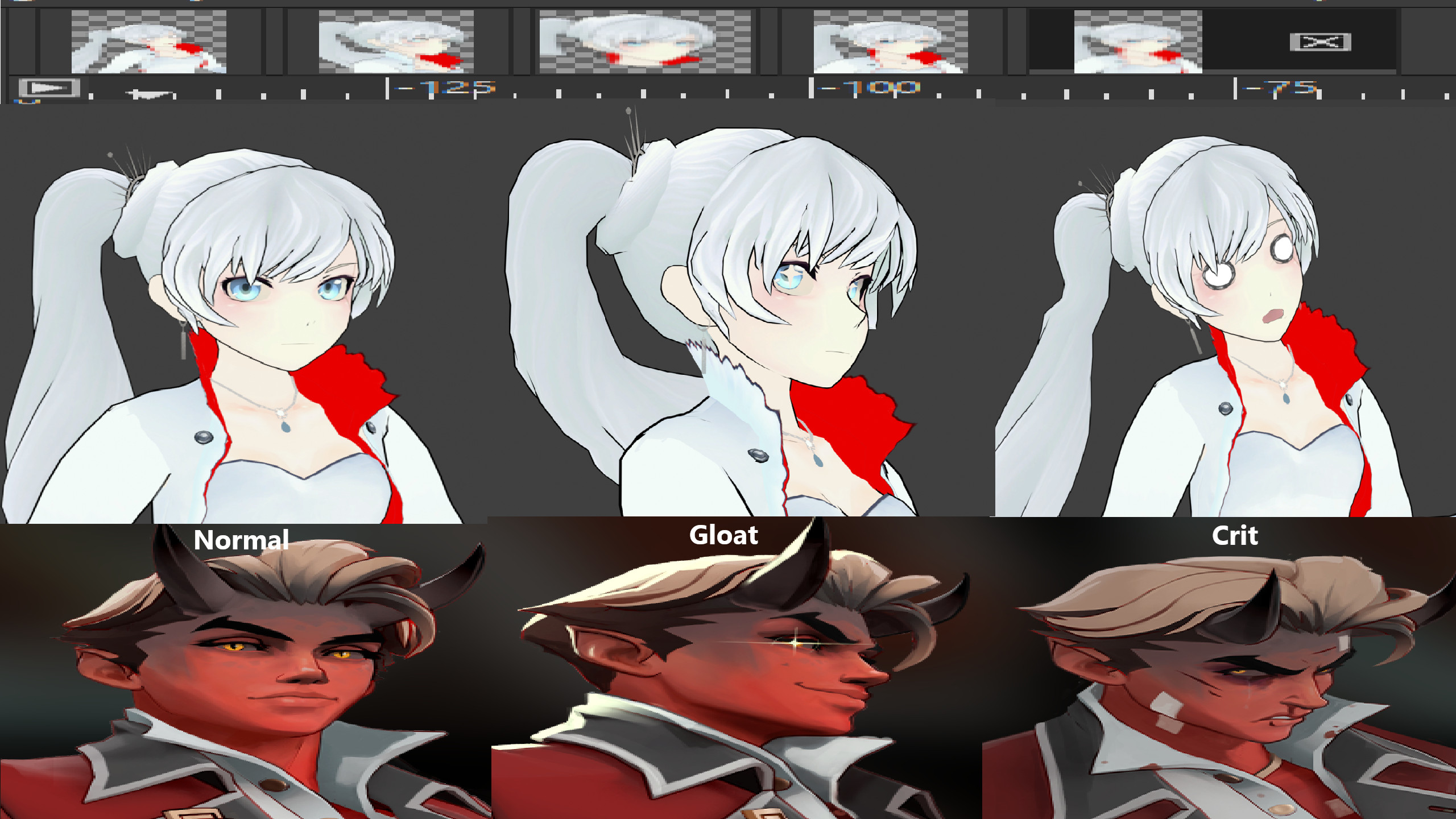 Weiss Schnee over Apollo (RWBY character overhaul) image 3