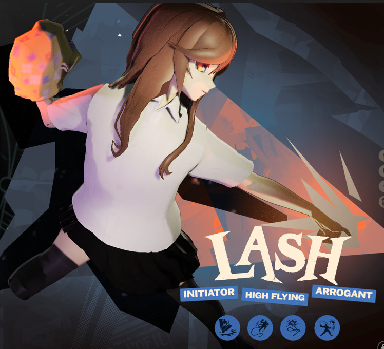 Kyouko Hori as Lash! image 2