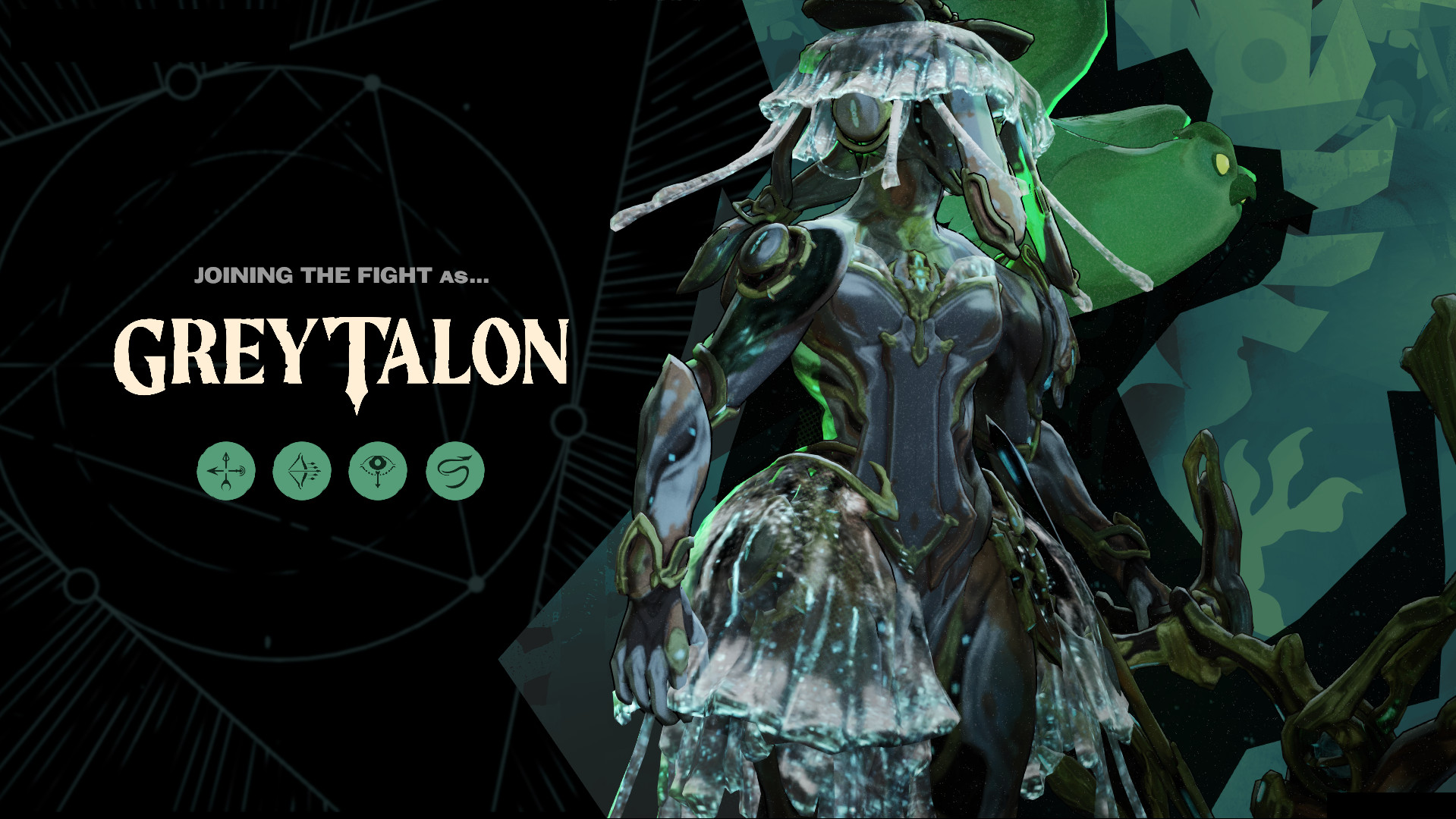 Ivara Prime over Grey Talon image 2