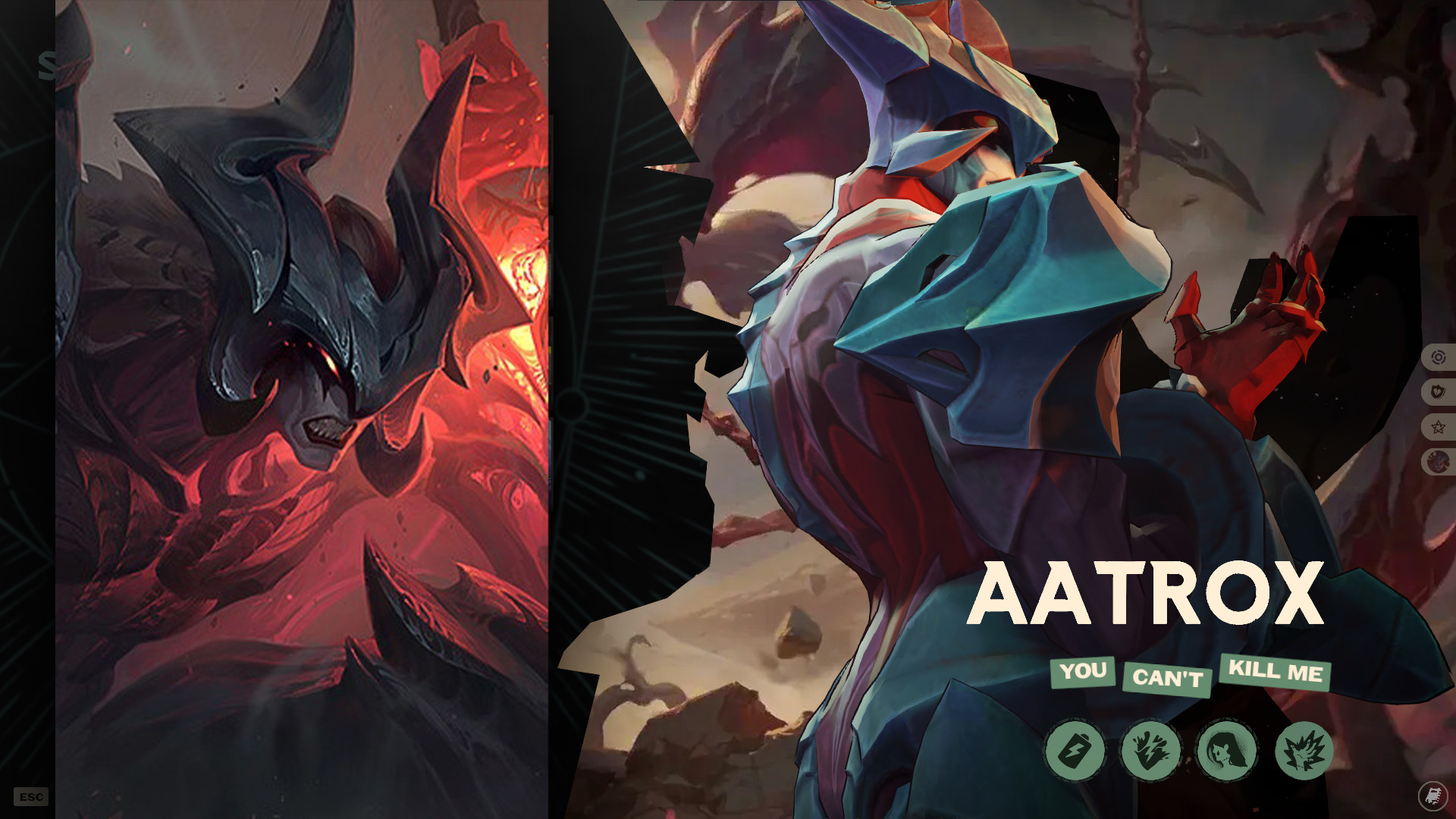 Aatrox as Victor (League of Legends)