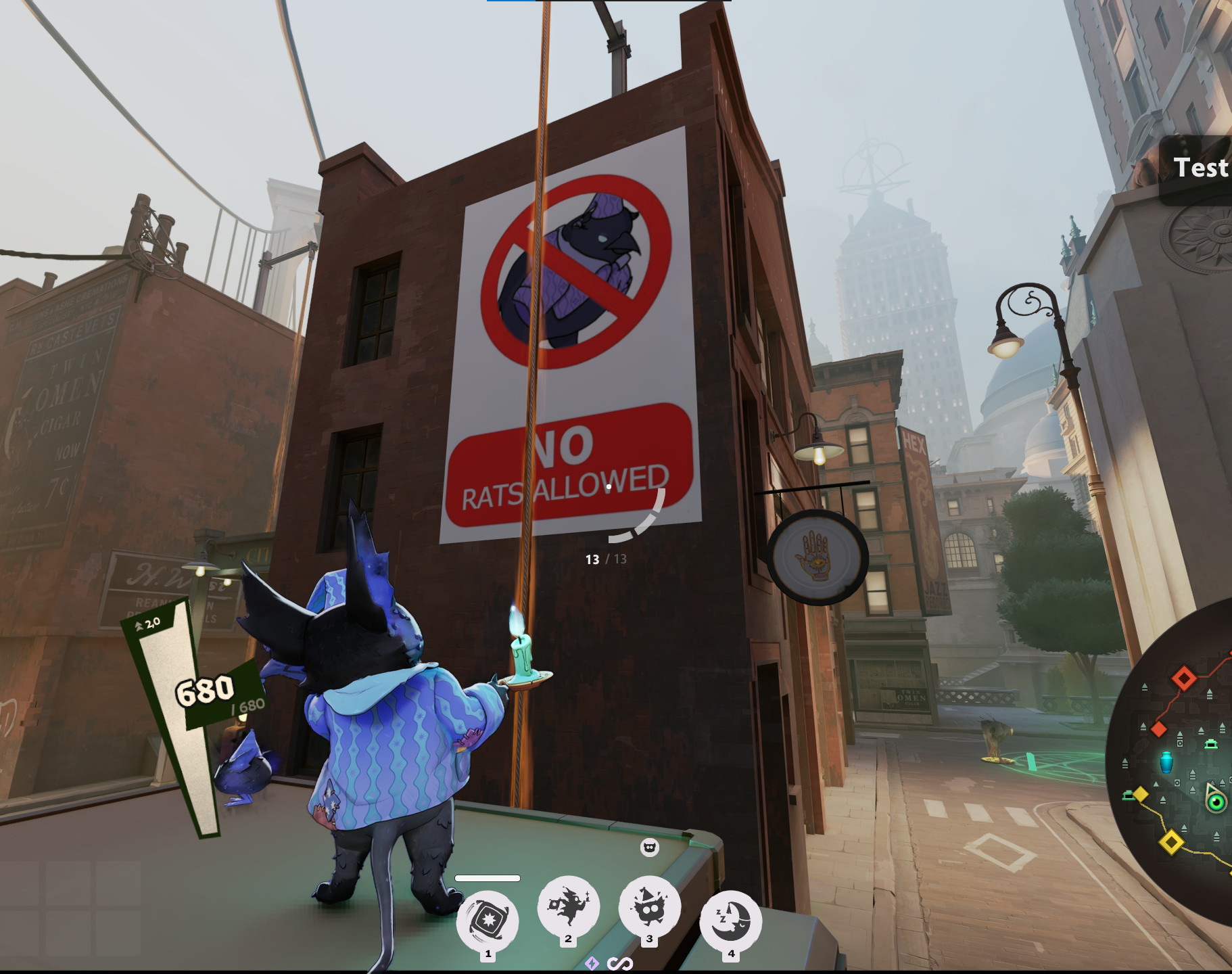 NO RATS ALLOWED SIGN ON THE SINNERS image 4