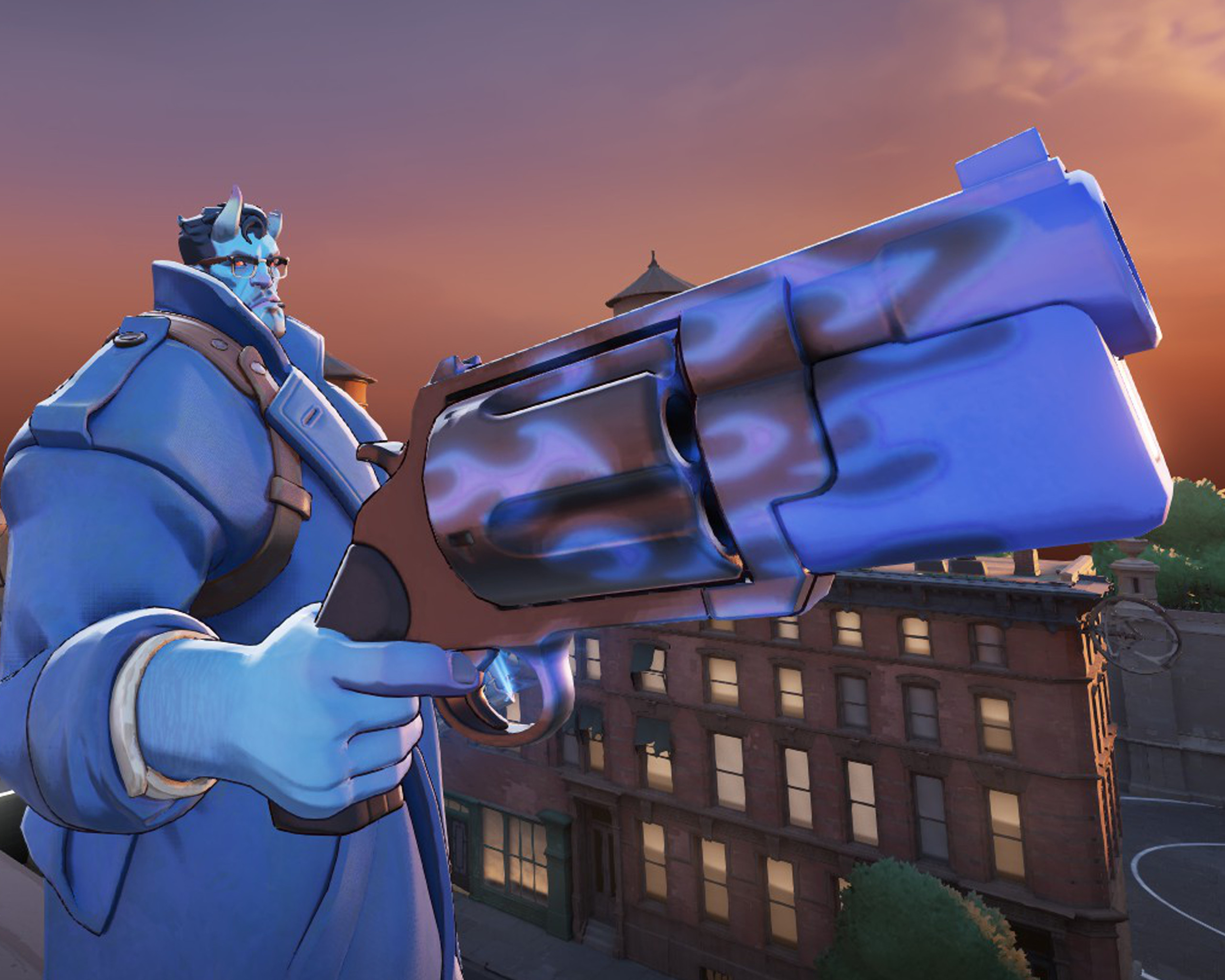 Abrams Gun Skin | Blaze / Blue Blaze image 4