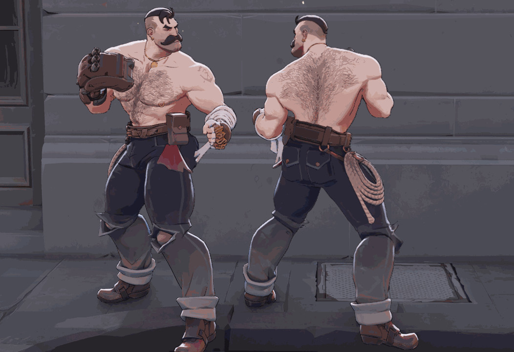 Hairy Bear Lash | (Hairy, Beefy, Jiggle Physics) image 3