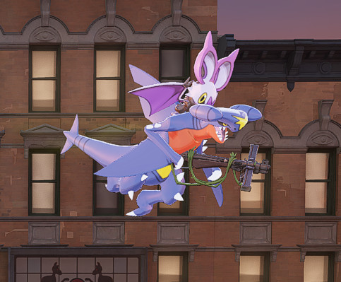 Garchomp & Noibat over Ivy image 5