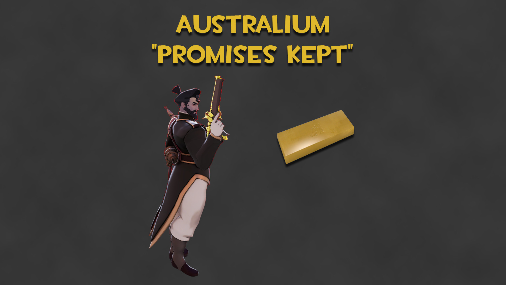Australium "Promises Kept" (Gold Mirage Gun) image 2